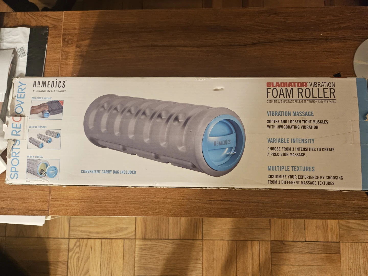 🏈 HoMedics Gladiator Vibration Foam Roller