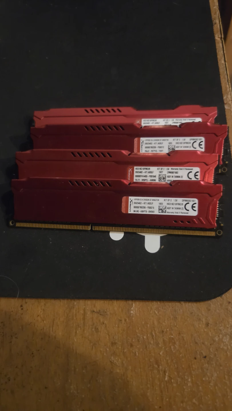 HyperX Fury DDR3 Red RAM 4 x 8GB Kit - photo 2