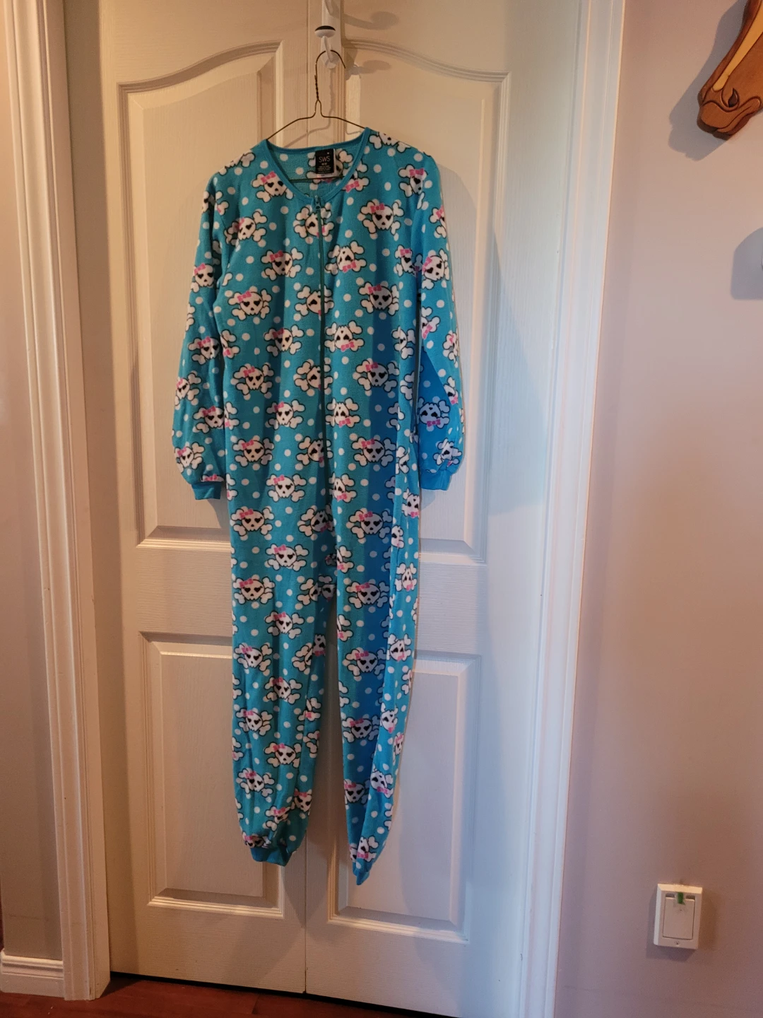 SWS Skull Print One-Piece Pajamas - photo 2