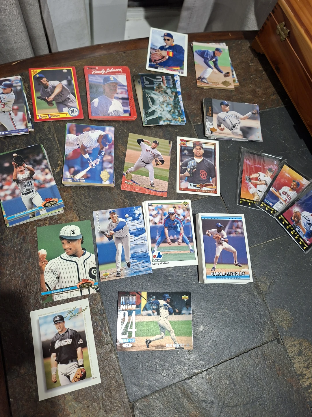 Vintage 1990s Baseball Trading Card Collection