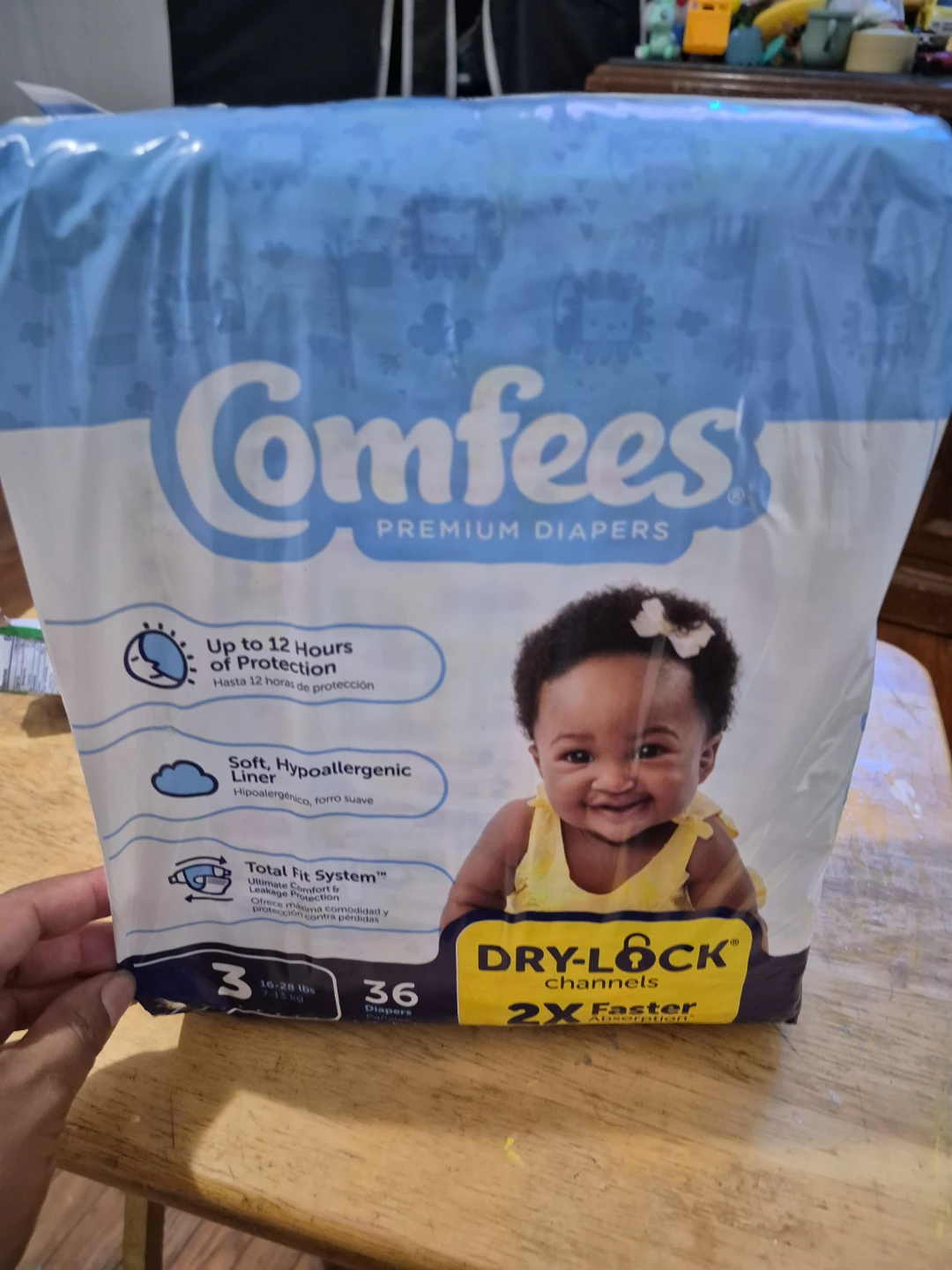 Comfees Premium Diapers Size 3