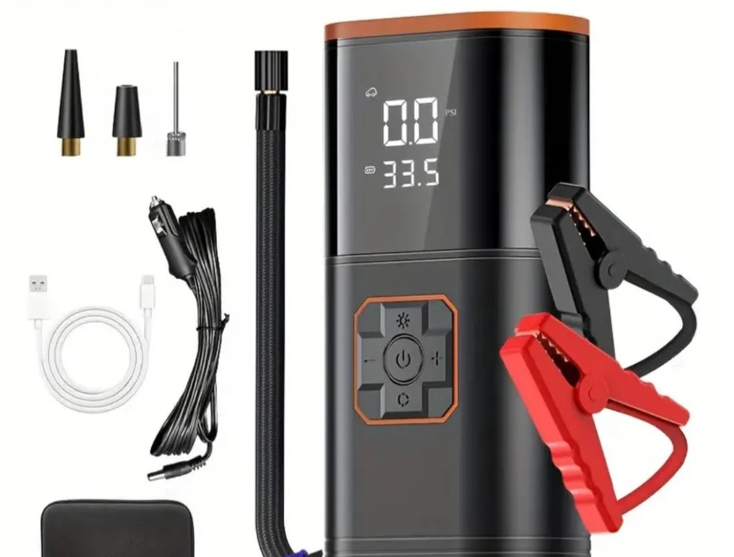 Car booster jumper + tire inflator in 1 *Brand new* - photo 4