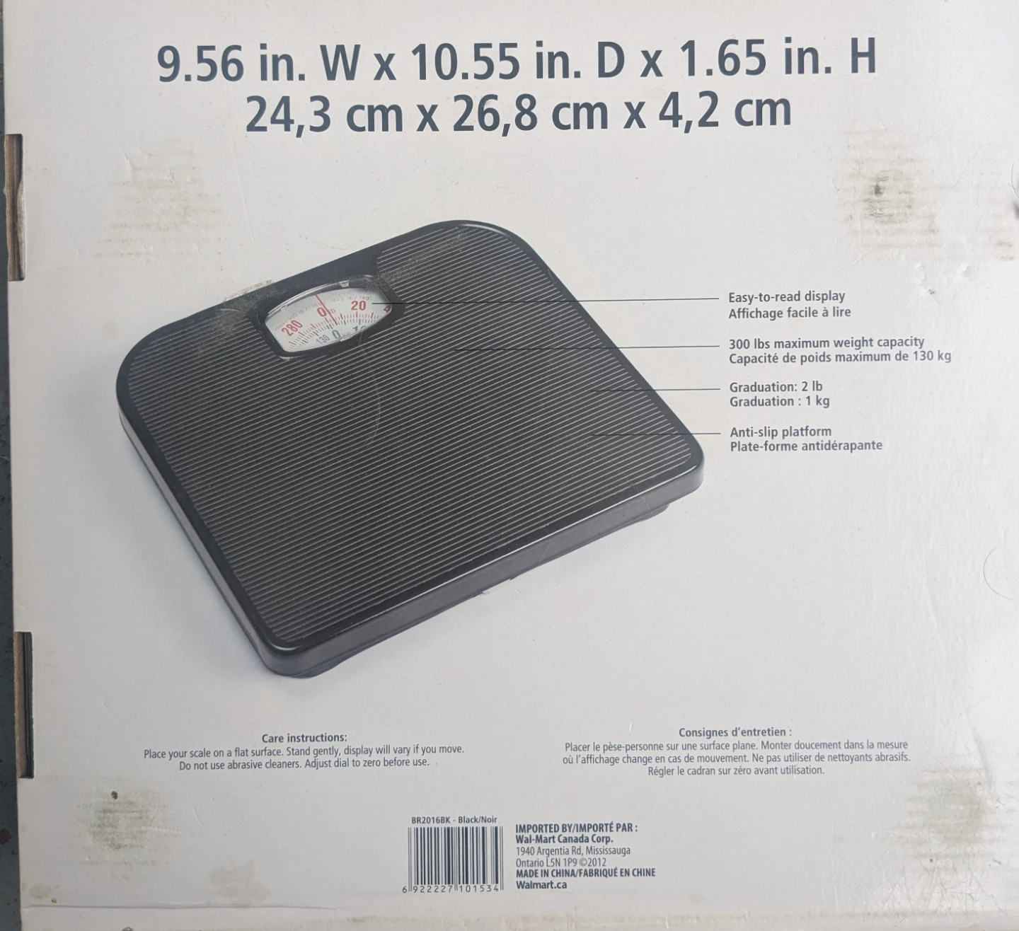 Mainstays Personal Scale - Black - photo 2