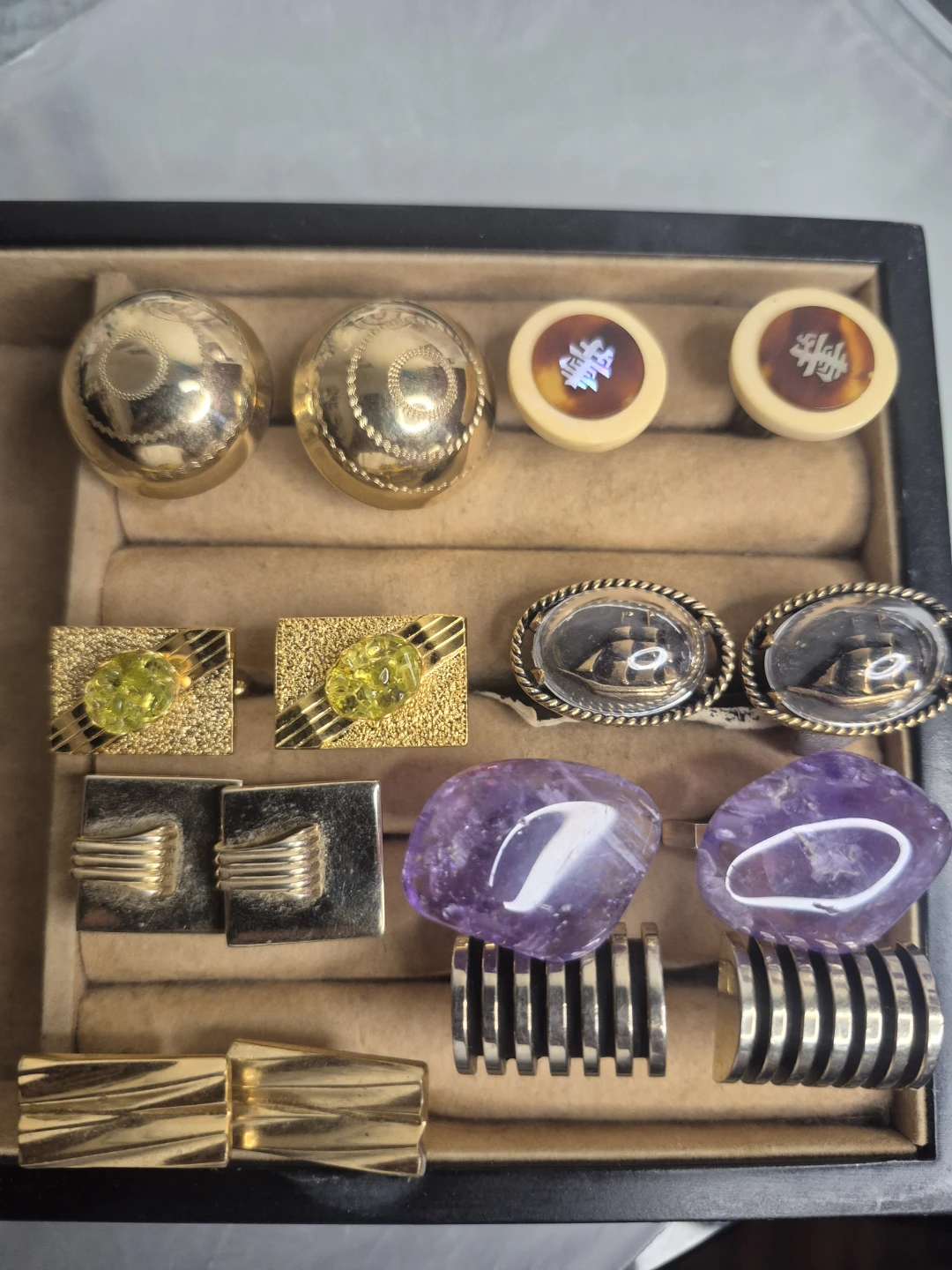 Vintage Men's Cufflink Collection