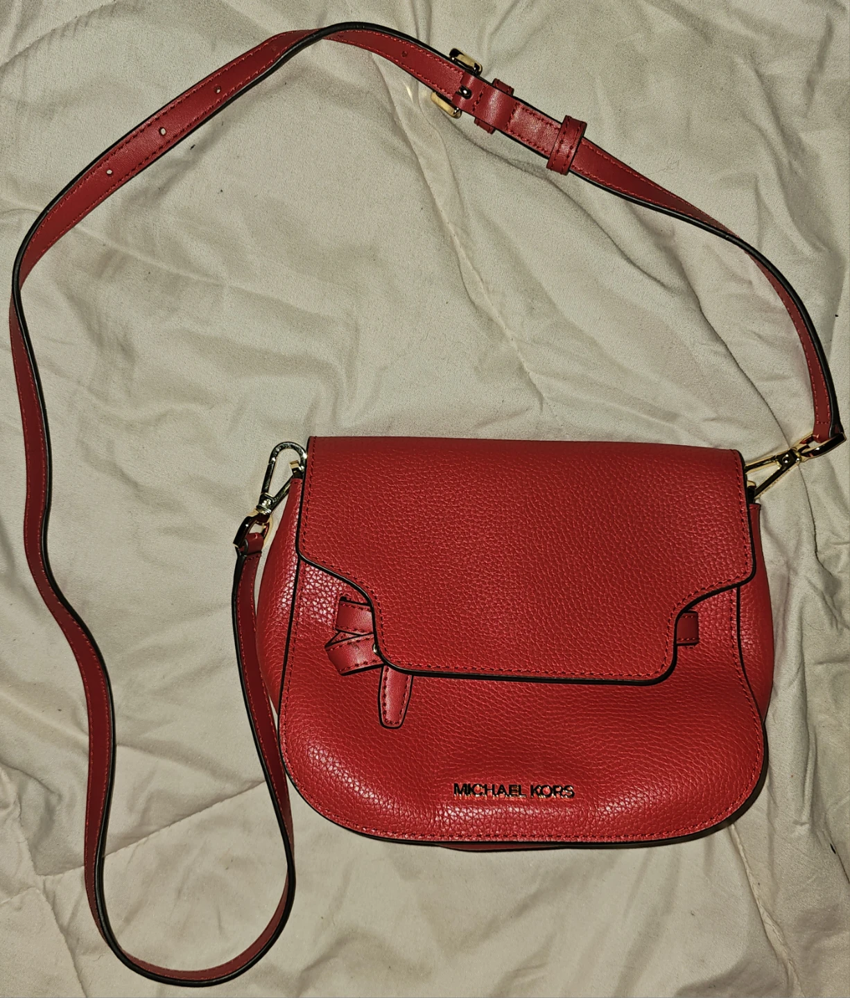 Michael Kors Red Crossbody Bag