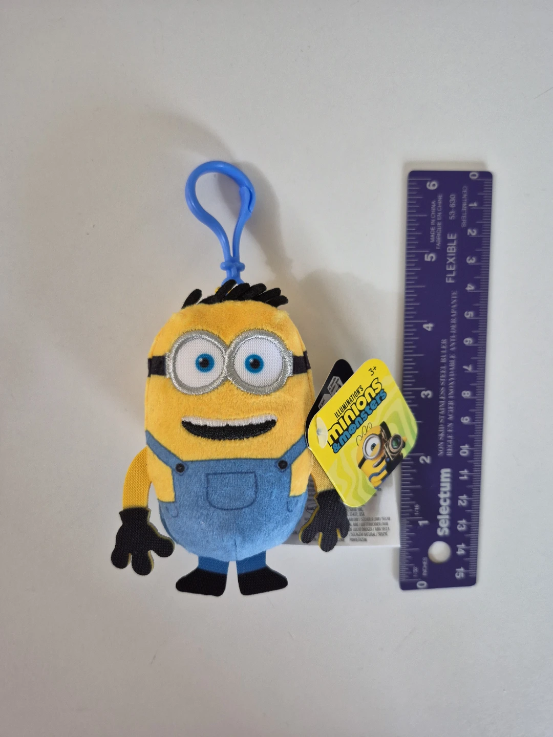 Minions Plush Hanger with Clip (Henry) NEW Minions and Monsters - photo 3
