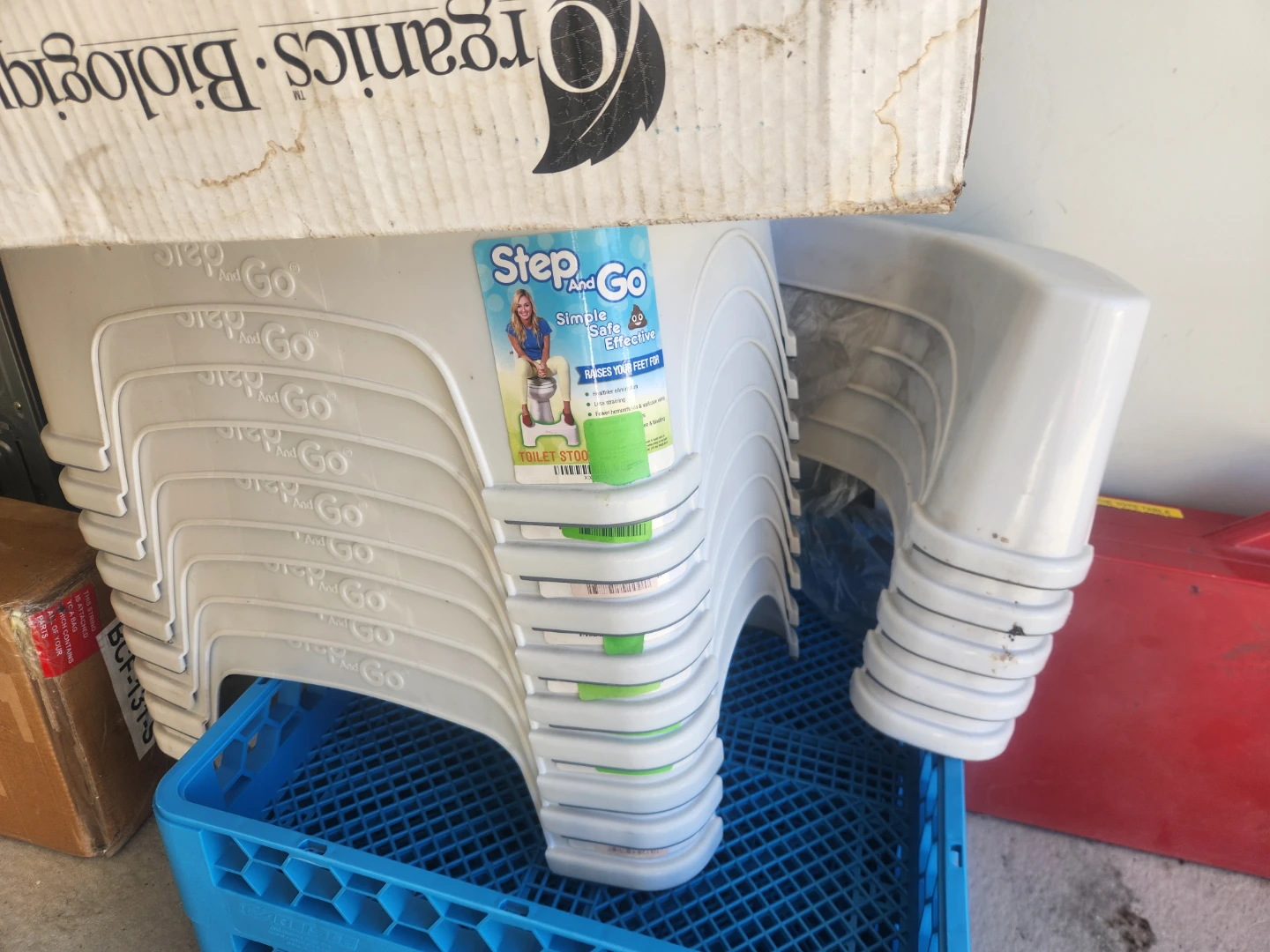 Step and Go Toilet Stool