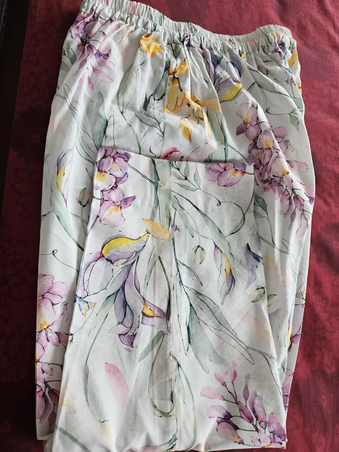 Women's 2 piece stitched linen coord set. Medium size - photo 3