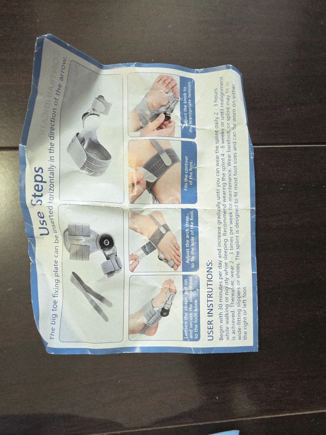 Adjustable Bunion Corrector Splint Big Toe Straightener - photo 3