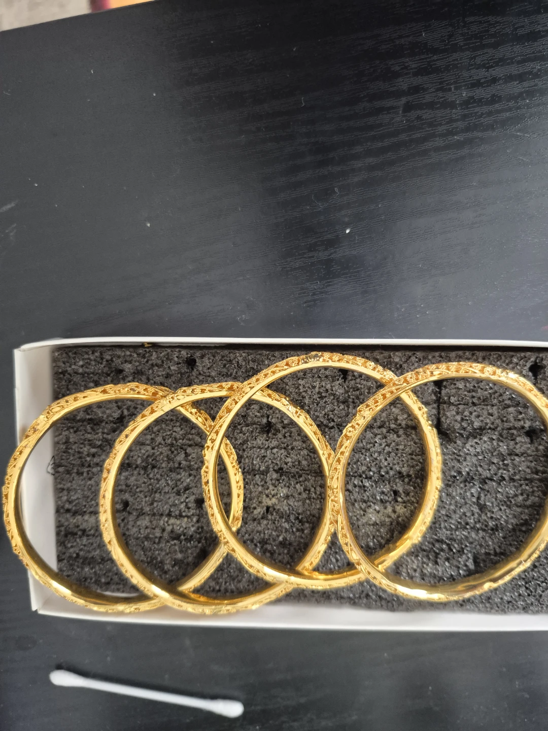Set of 4 Gold-Tone Bangles