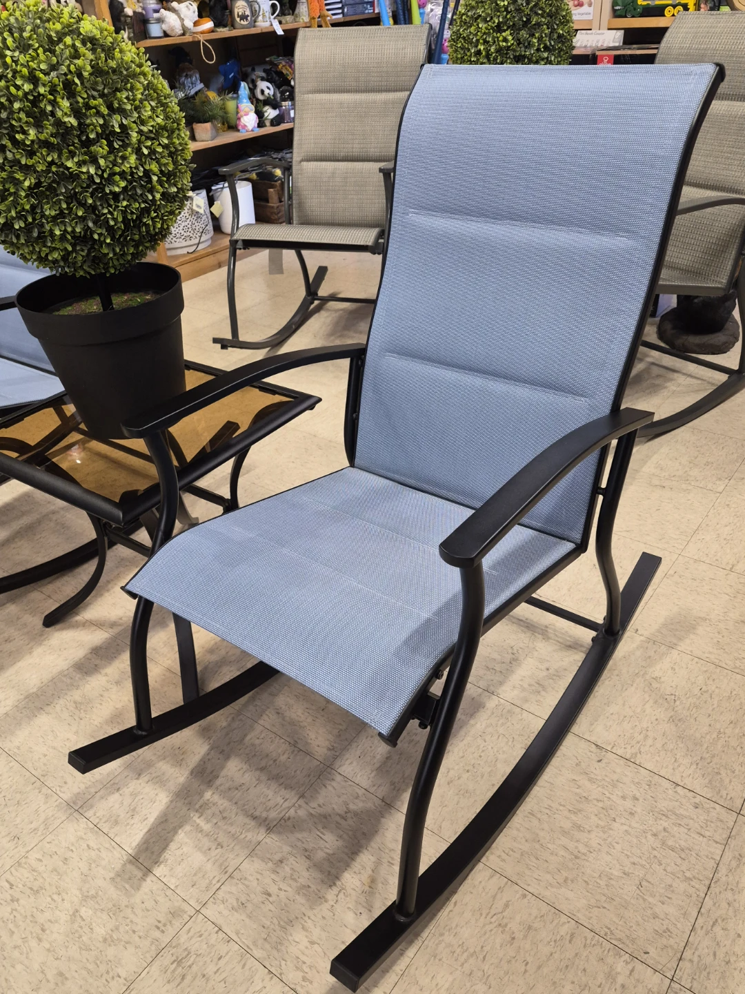 New 3-Piece Outdoor Rocking Chairs and Table Set - photo 3