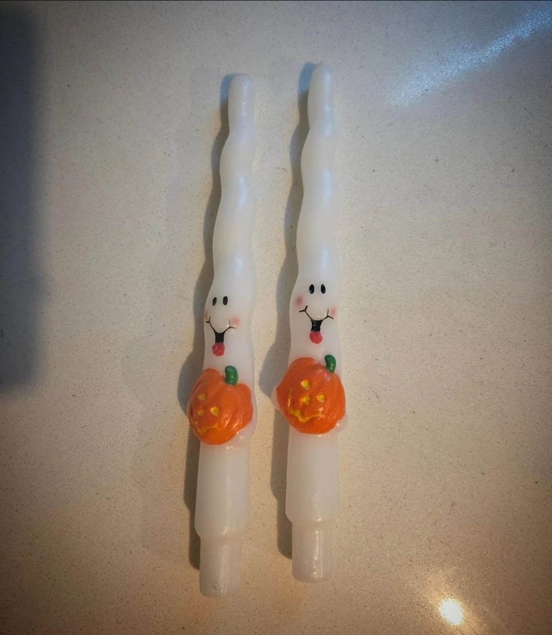 vintage 10-inch Halloween taper candles