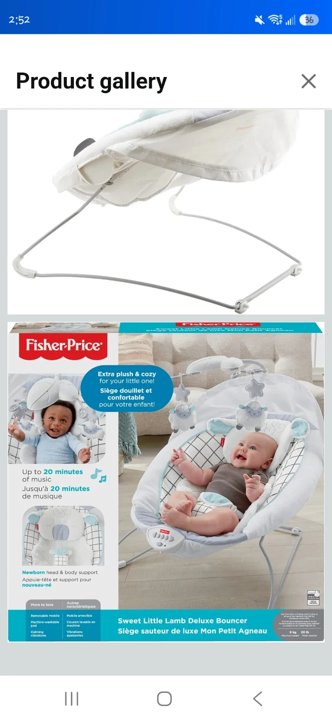 Sweet Little Lamb Bouncer - photo 4