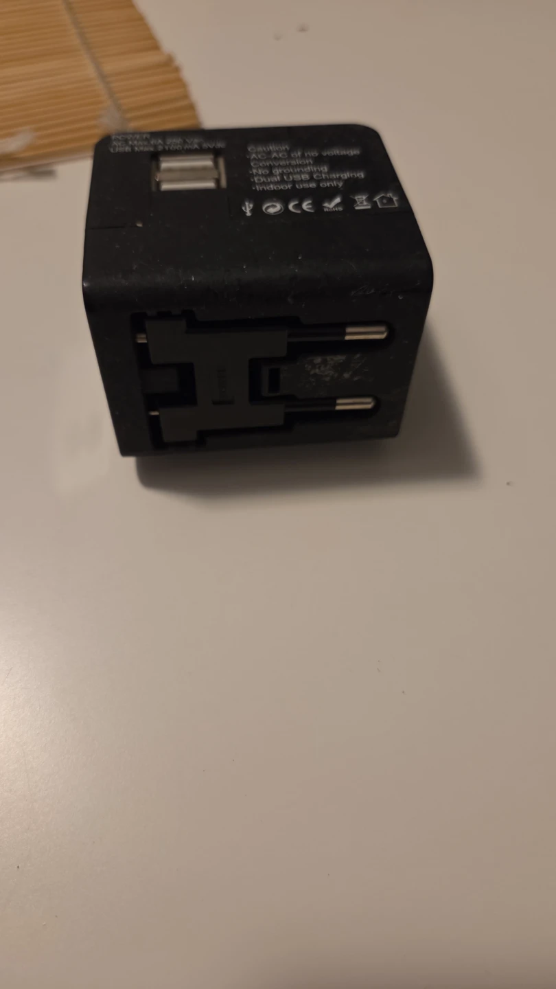 Universal Travel Power Adapter with Dual USB - photo 2