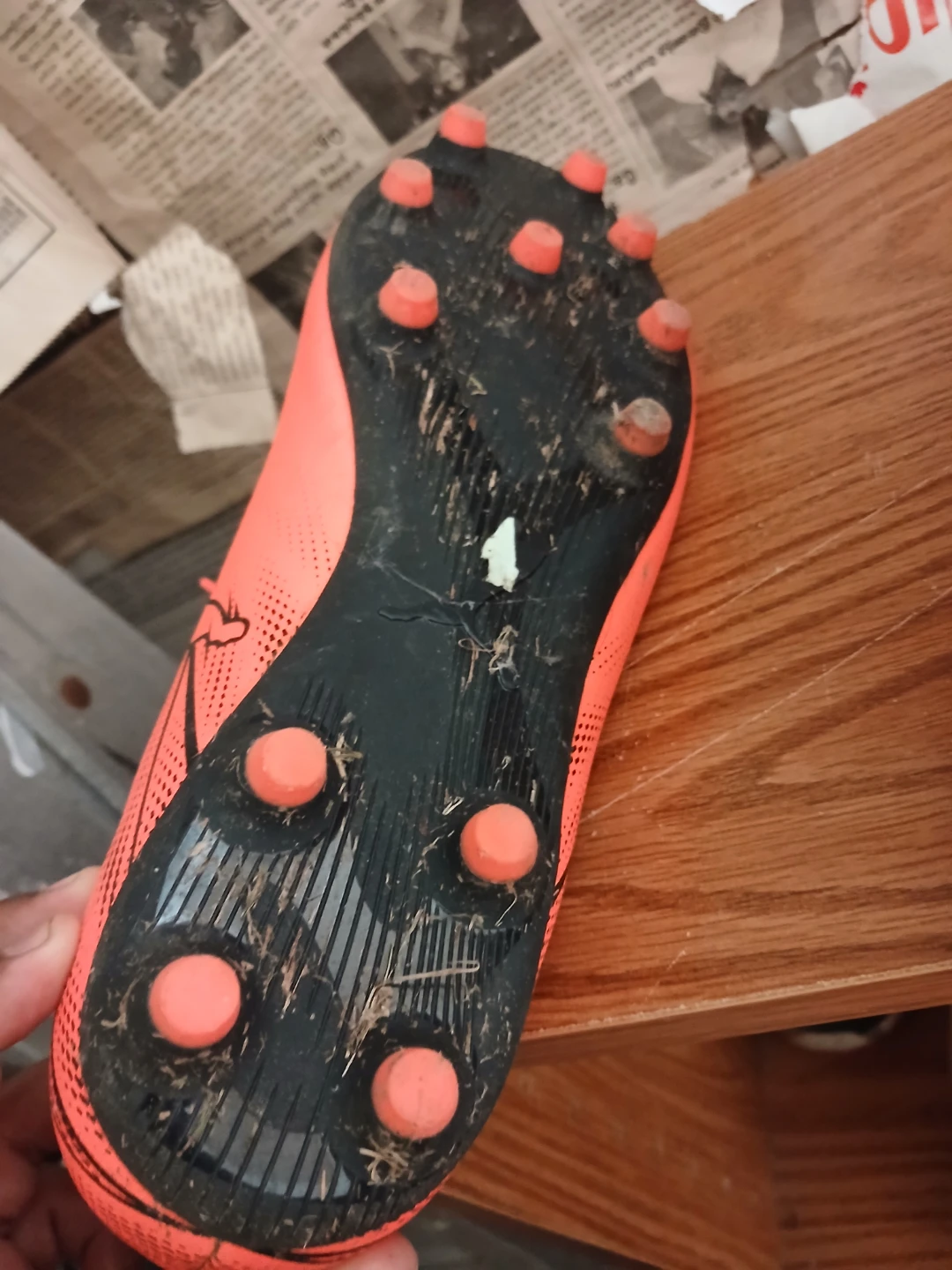 Puma Soccer Cleats - Orange - photo 2