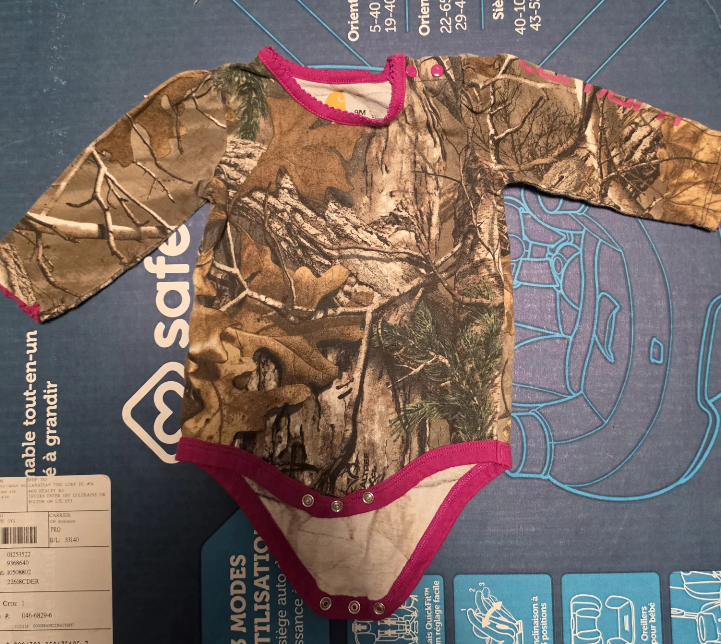 Carhartt Realtree Camo Baby Bodysuit - photo 2