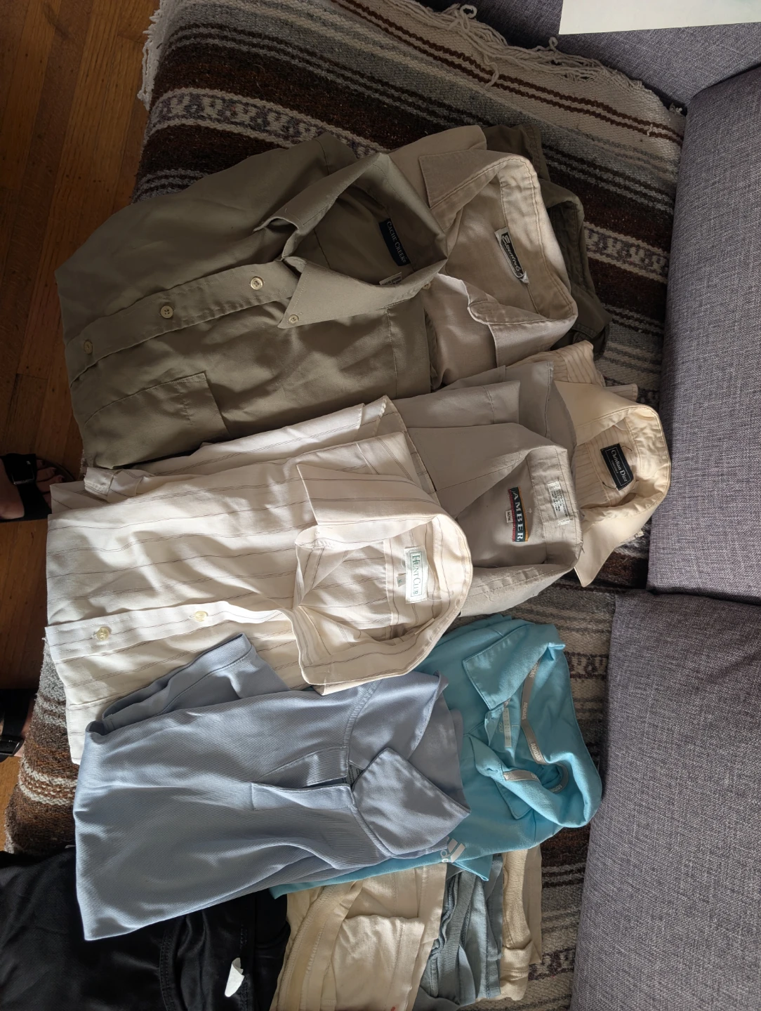 Assorted Men's Shirts and Tops Bundle