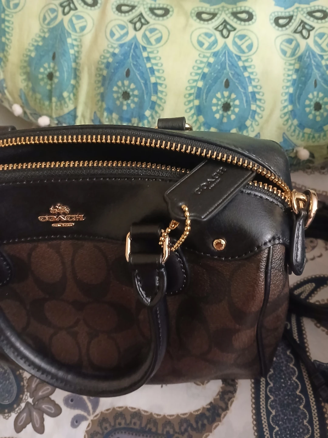 Coach Signature Satchel Bag - photo 2