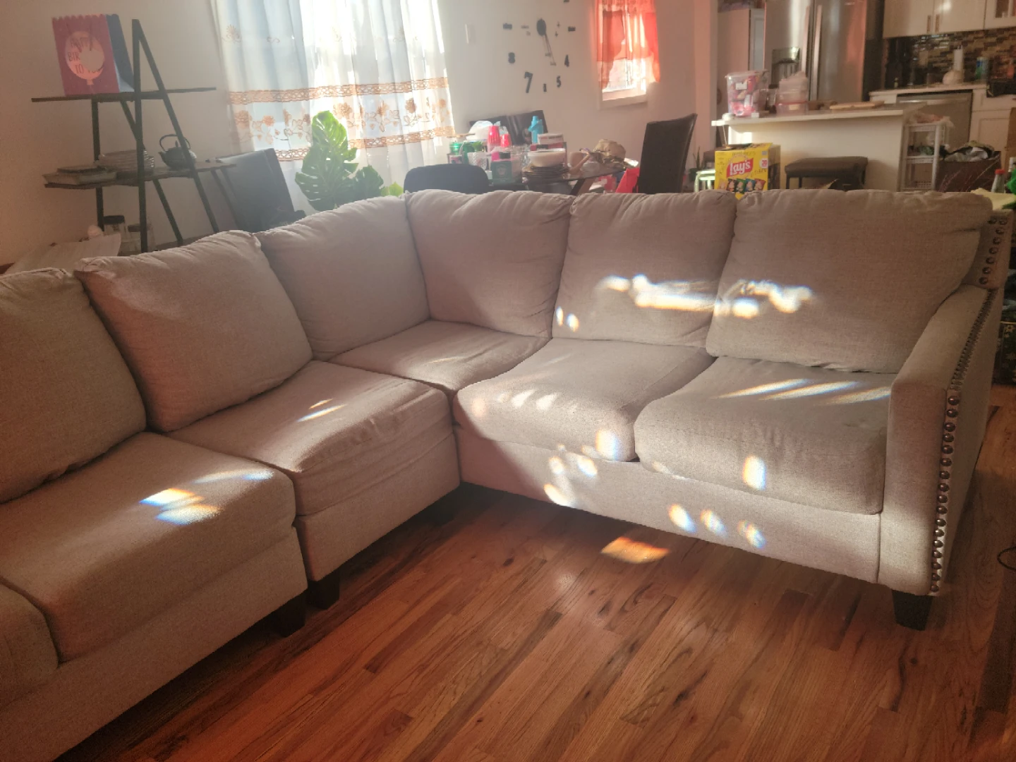 Beige Sectional Sofa