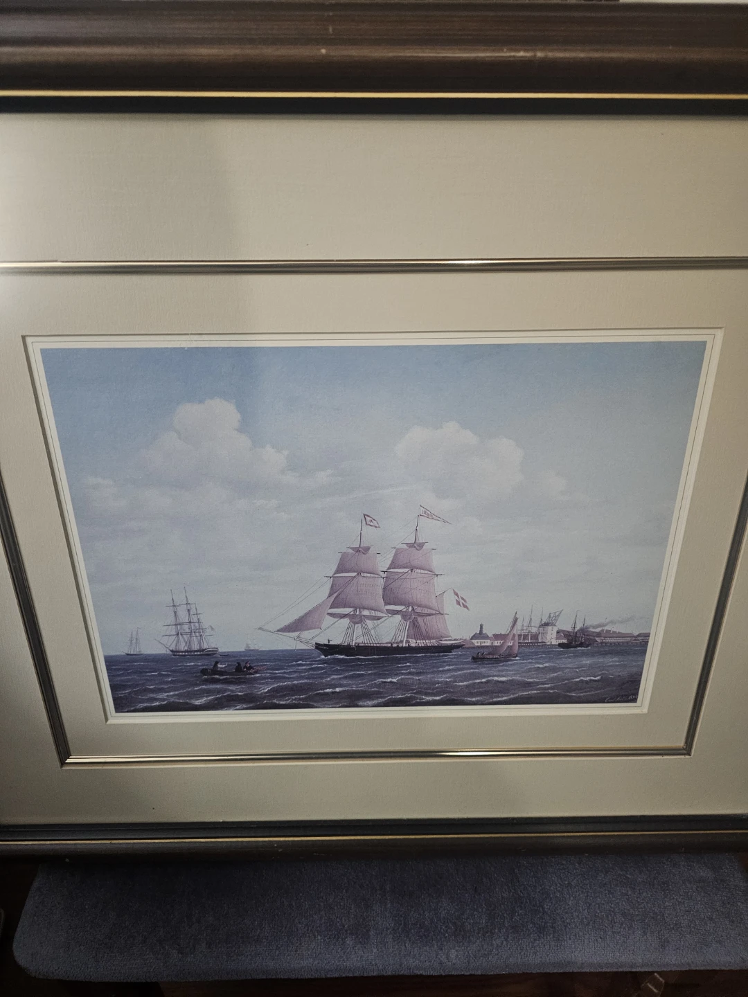 Framed Print of Carl Bille Painting Heimdal - photo 2