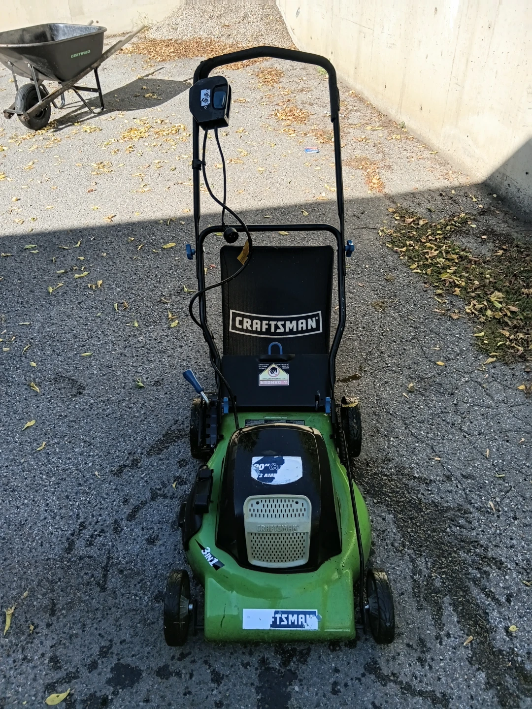 Craftsman Premium 20" Electric Lawnmower - photo 2
