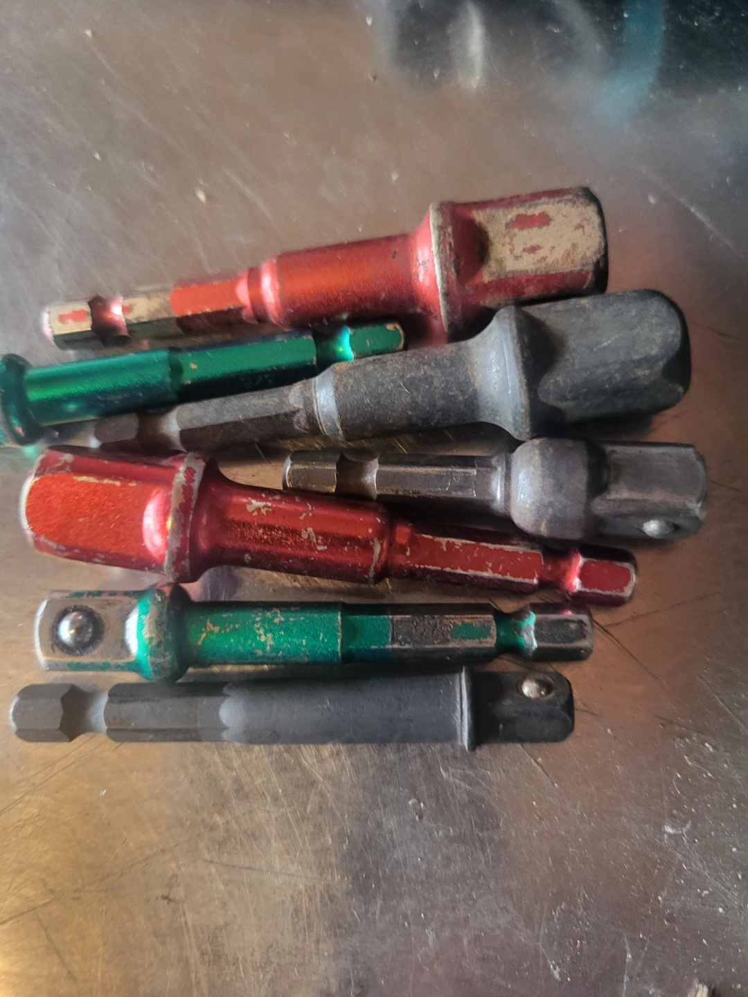 Set of 7 Impact Socket Adapter Drill Bits