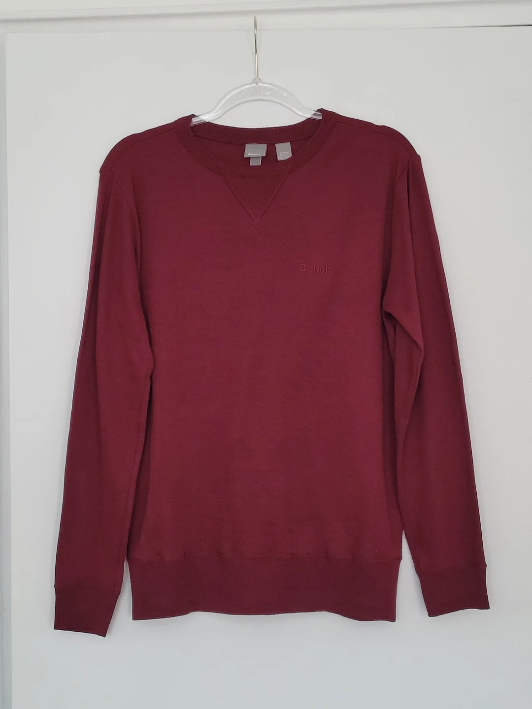 Men's Bench Sweater - Burgundy
