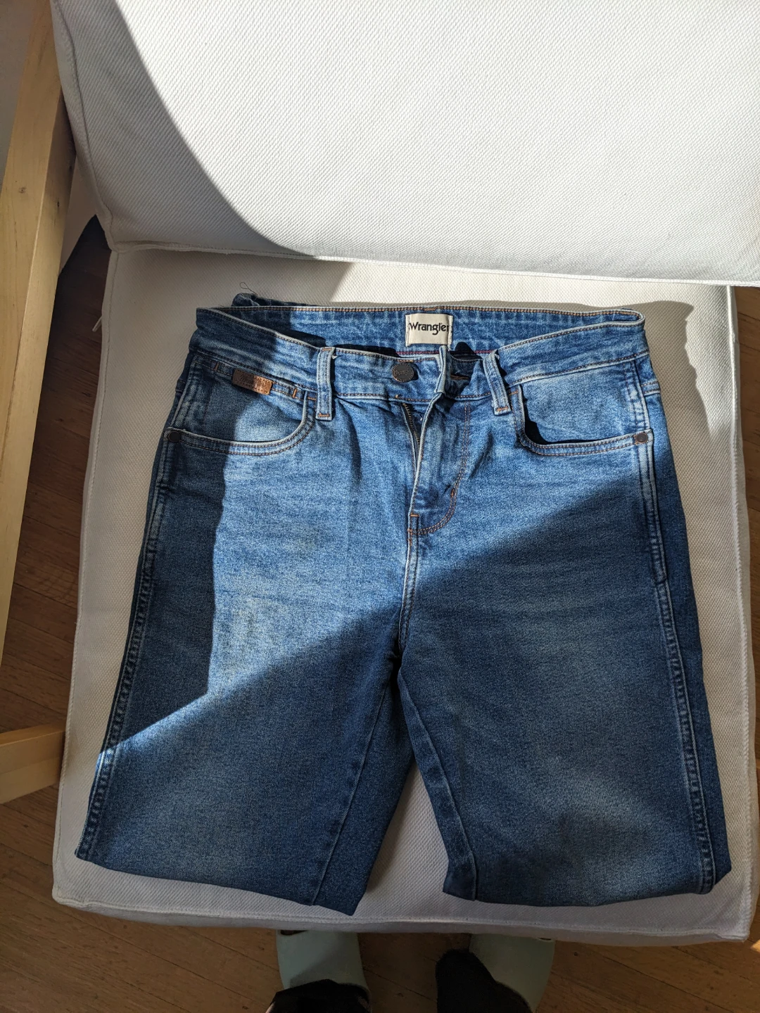 Wrangler Davidson Mid Waist Slim Straight Jeans - photo 2
