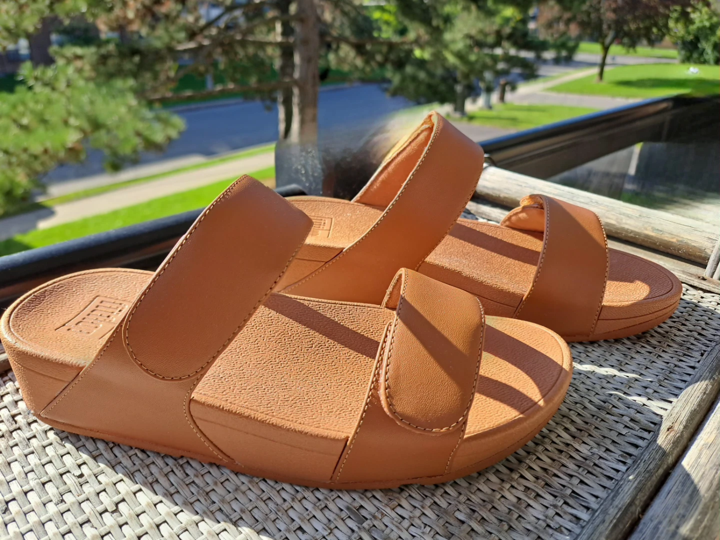 Leather Fitflop Womens Lulu Adjustable Slide - photo 3