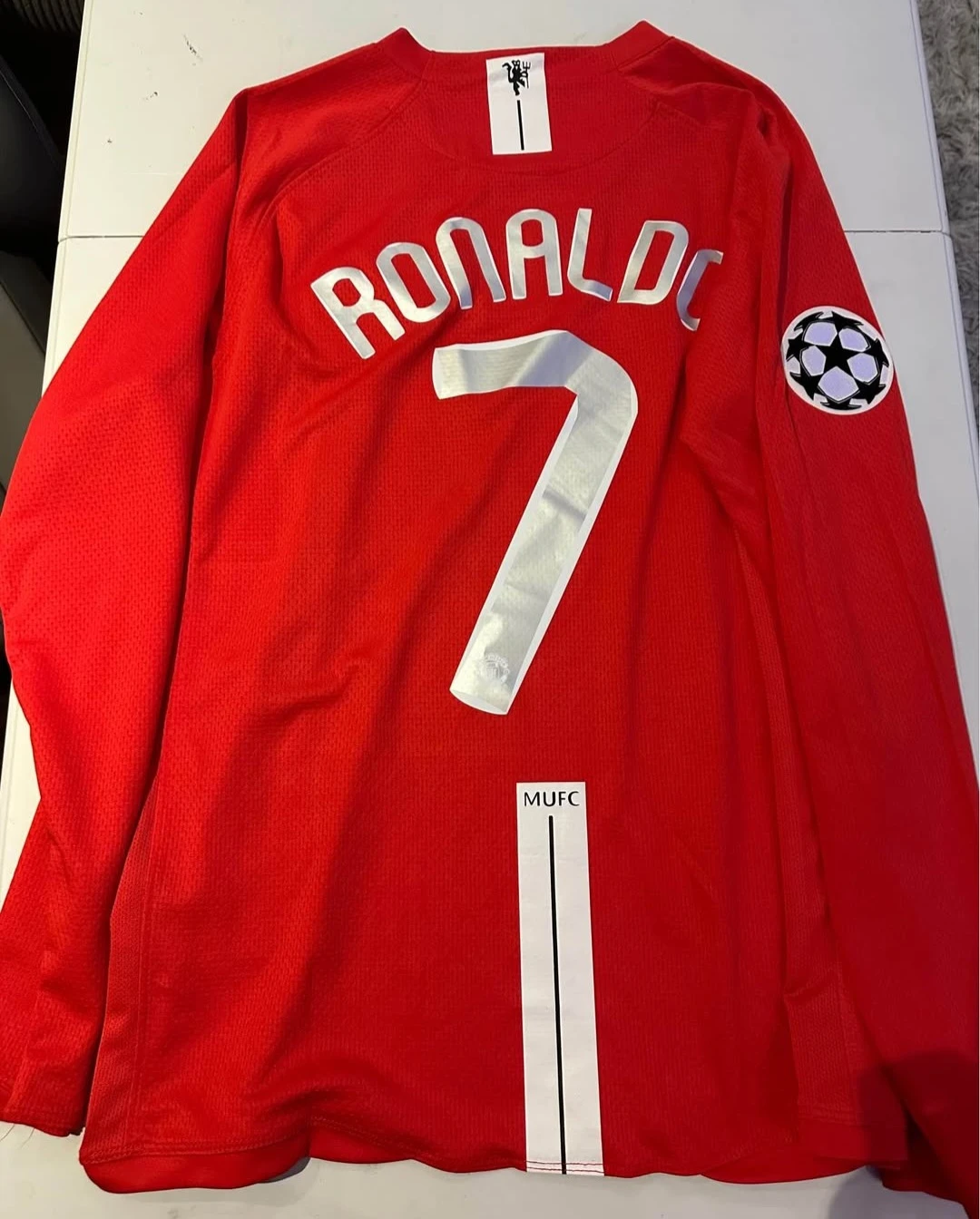 Ronaldo #7 Man Utd retro Champions League 07/08 jersey