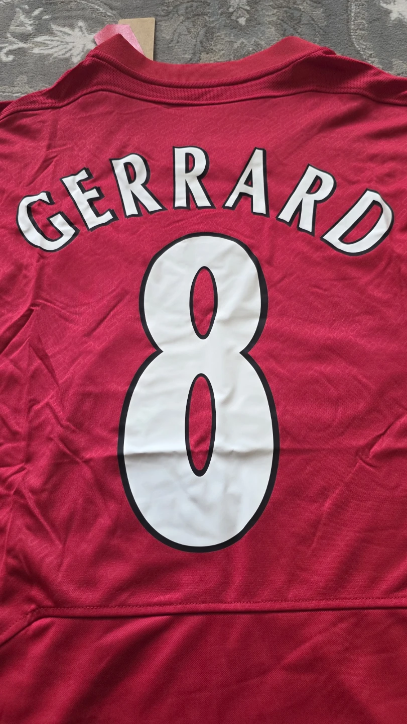 Steven Gerrard #8 2005 UCL final jersey