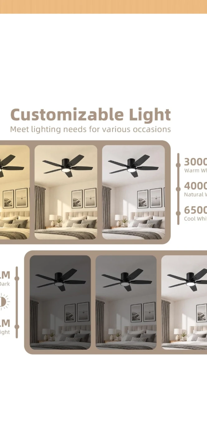 Fans 42 inch LED DC Motor Ceiling Fan - photo 4