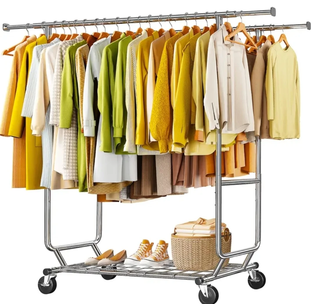 Brand bew in box Heavy Duty Adjustable Extendable Clothes Rack
