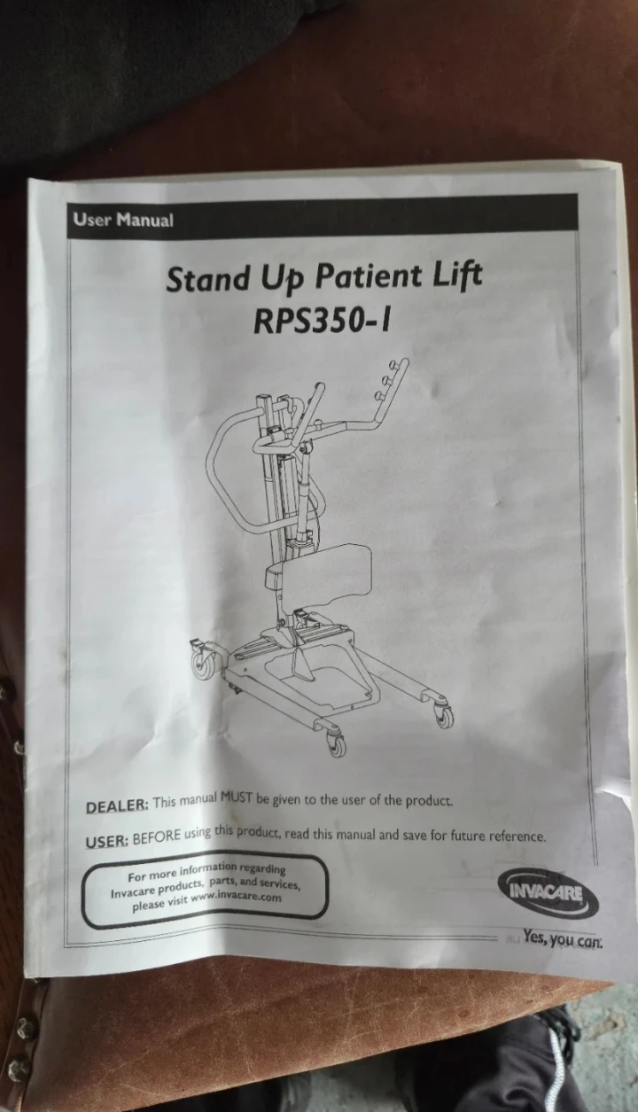Invacare Reliant 350 Stand Up Patient Lift