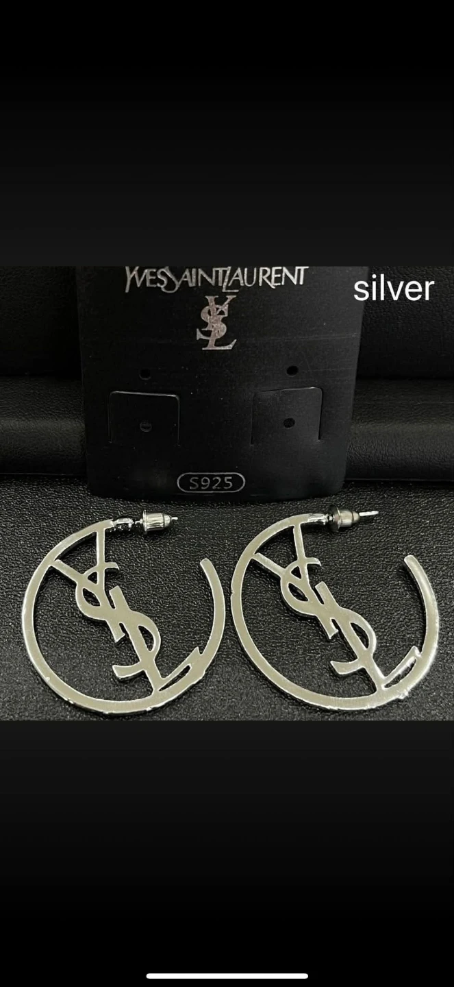 Designer Hoop Earrings - photo 2