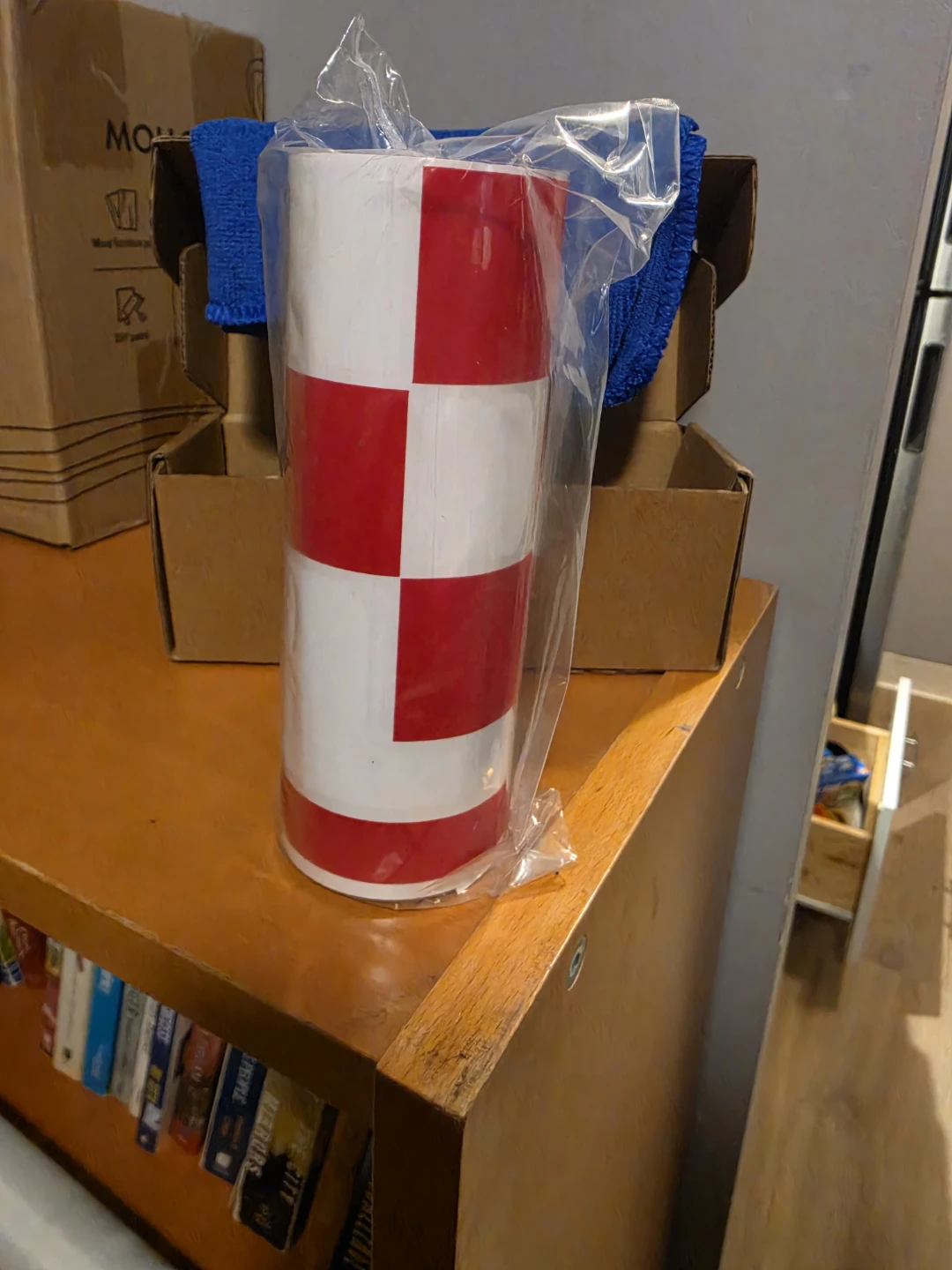 Red and White Decorative Vinyl Wrap Kit