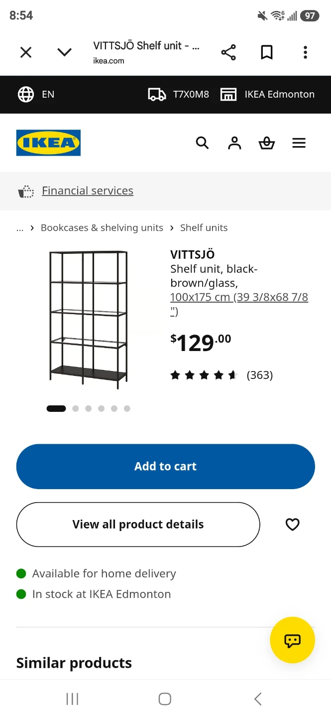 IKEA shelf
