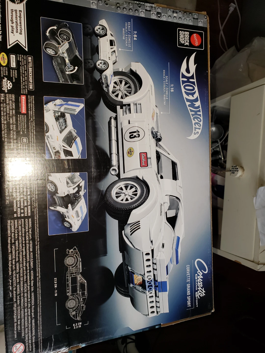 Hot Wheels Brick Shop Corvette Grand Sport Building Set - photo 2