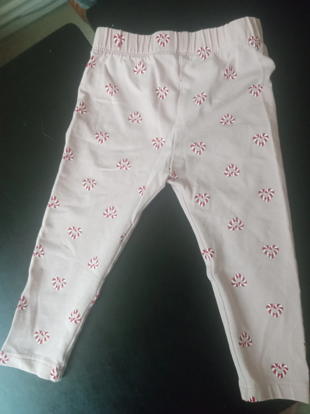 Joe Fresh Baby Leggings 12-18m Candy Cane Print