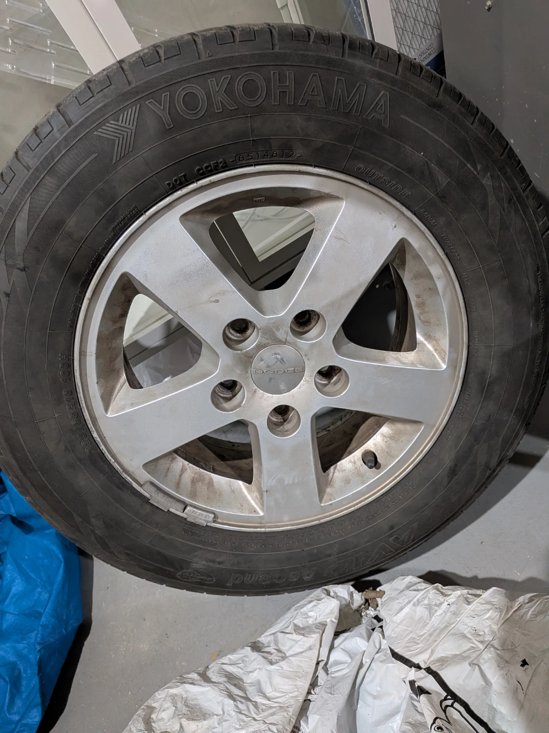 Yokohama Tires with Dodge Rim 225/65R16