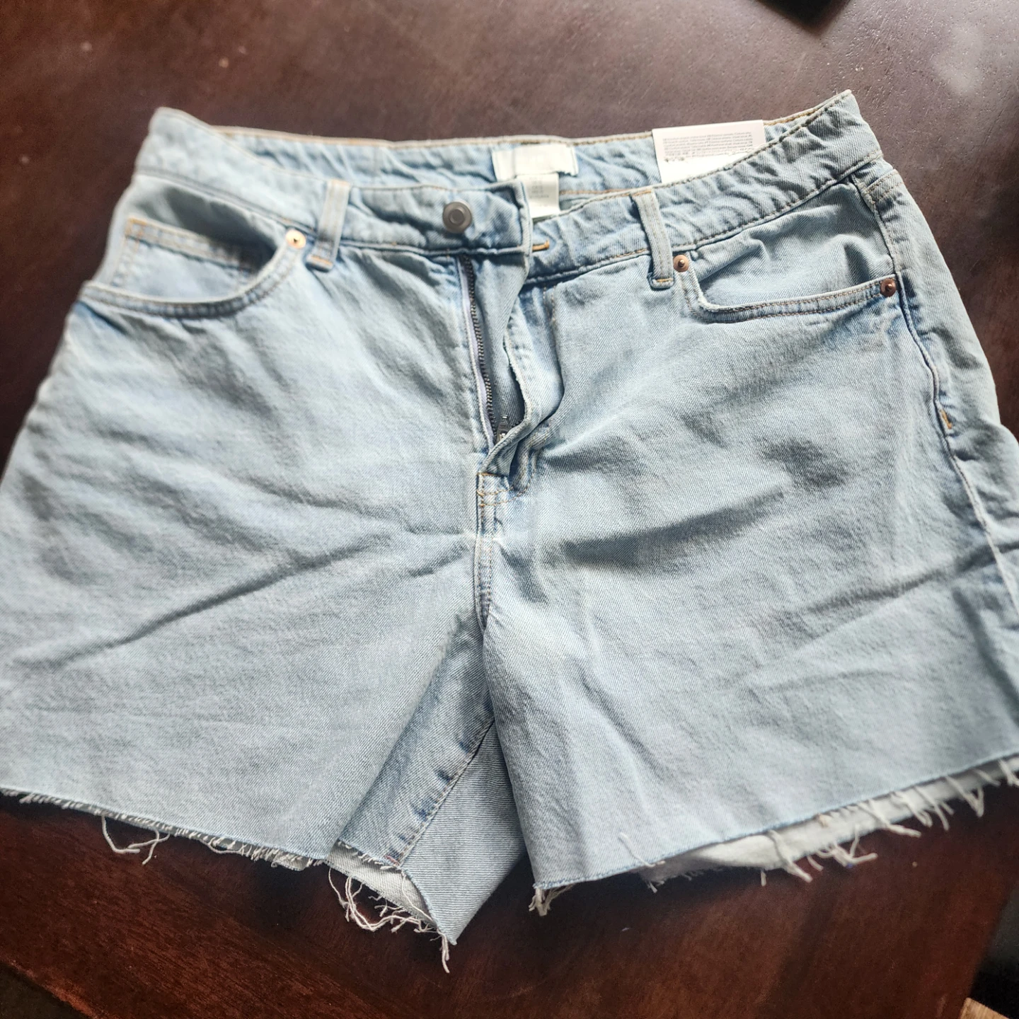 H&M High Waist Denim Shorts