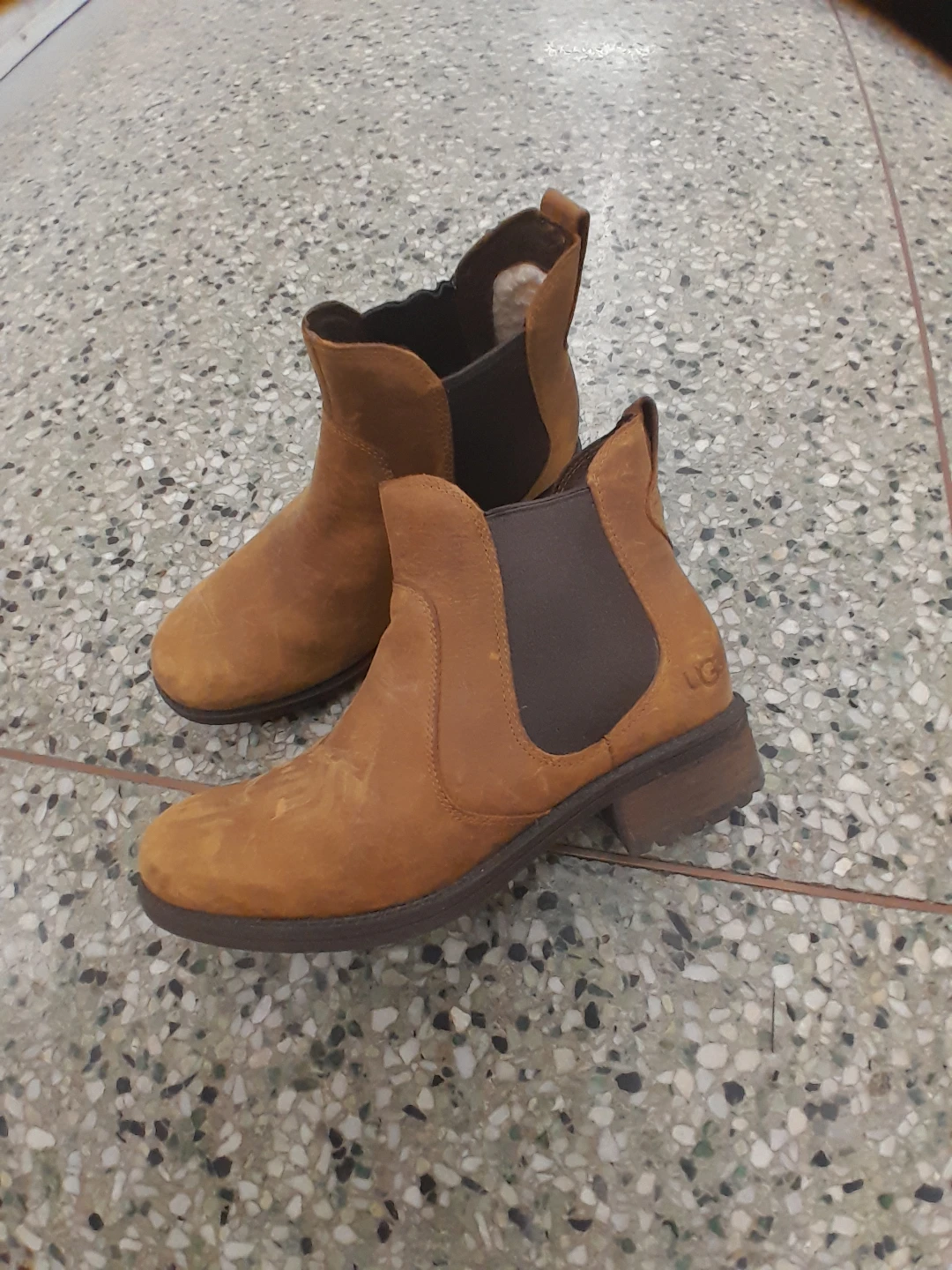 UGG Women's Brown Suede Ankle Boots Size 8 - photo 2