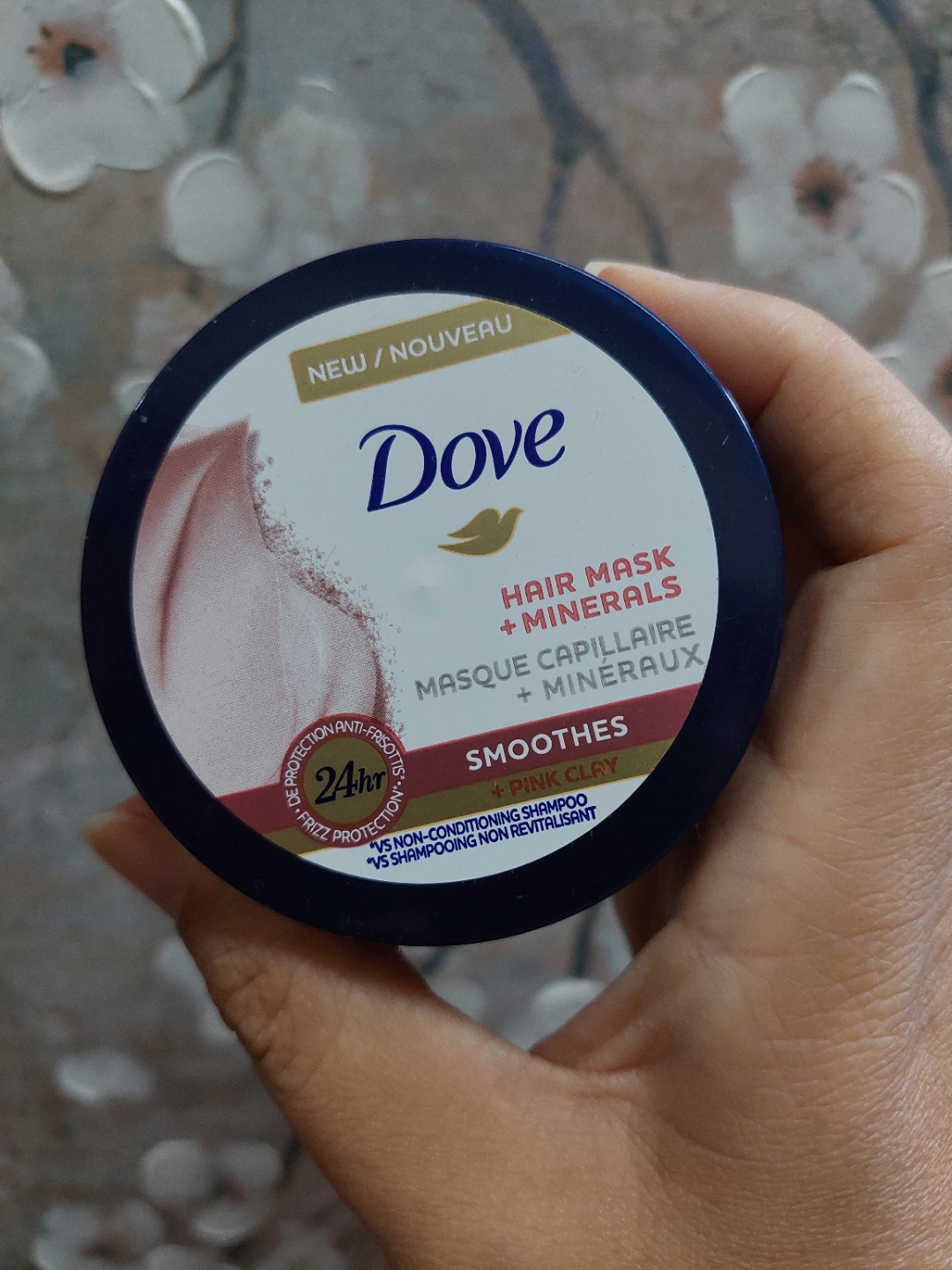 Dove Hair Mask + Minerals Pink Clay - Smoothens 🏈 - photo 2