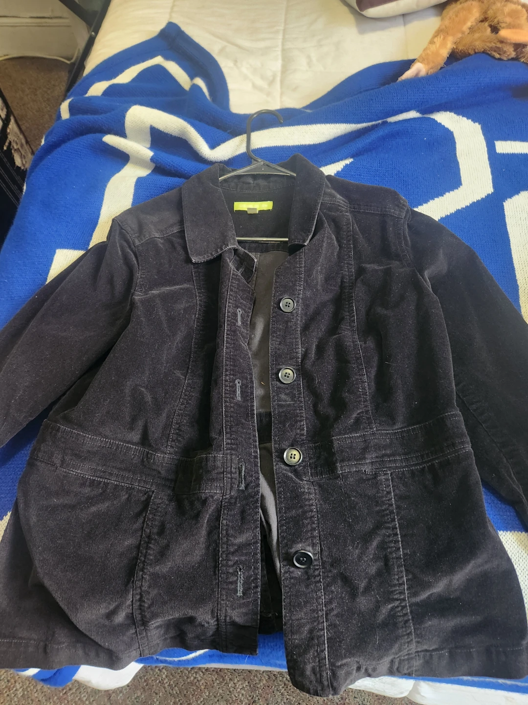 Kensie Black Corduroy Jacket