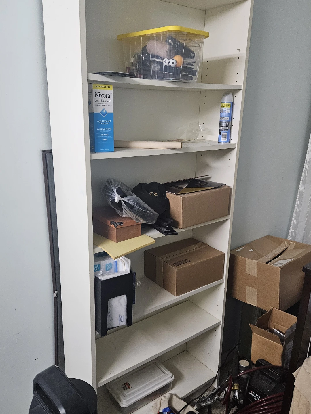 Tall White Bookshelf - photo 2