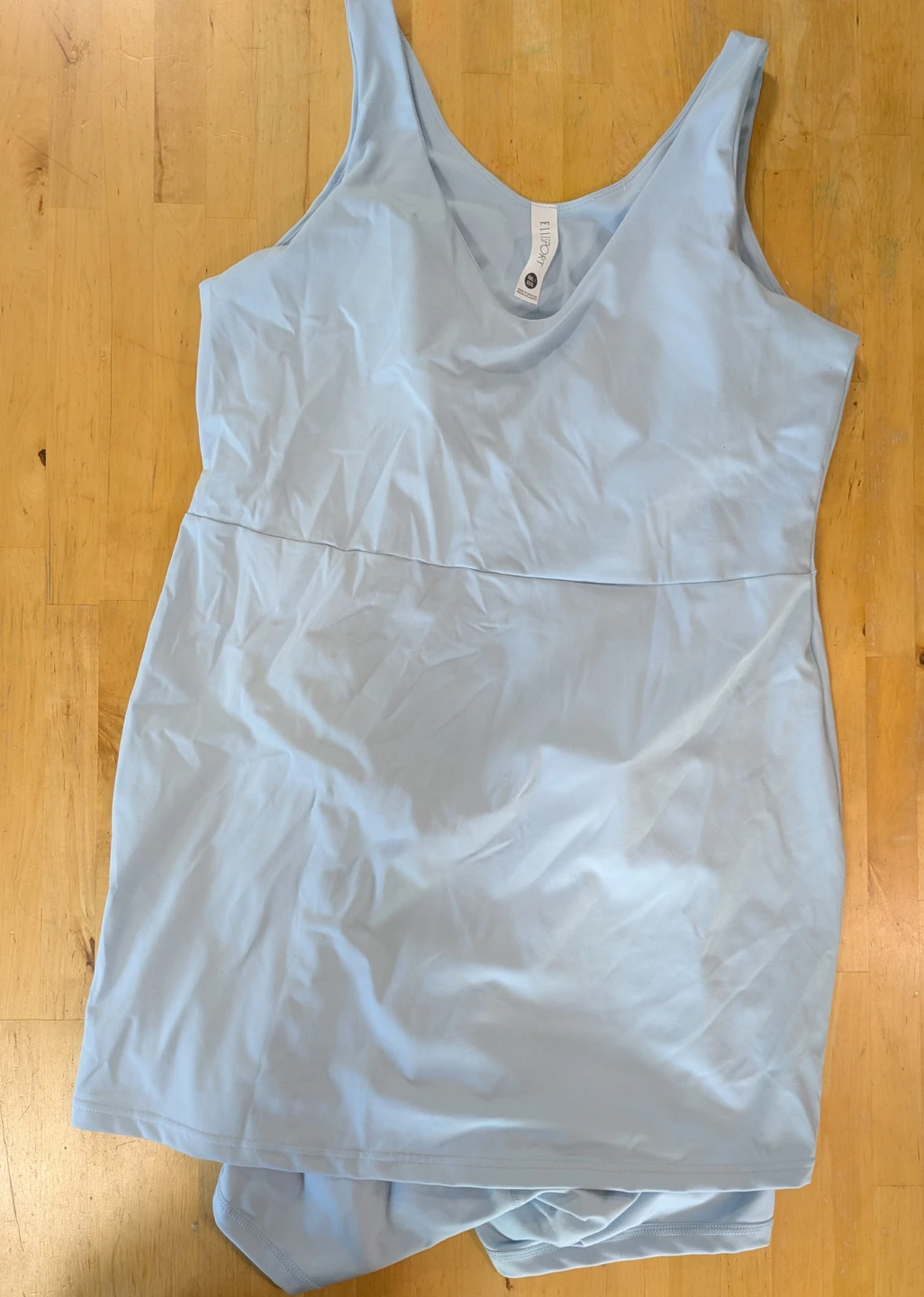 Elle Sport Light Blue Tank Top Sport or Swimsuit XXL