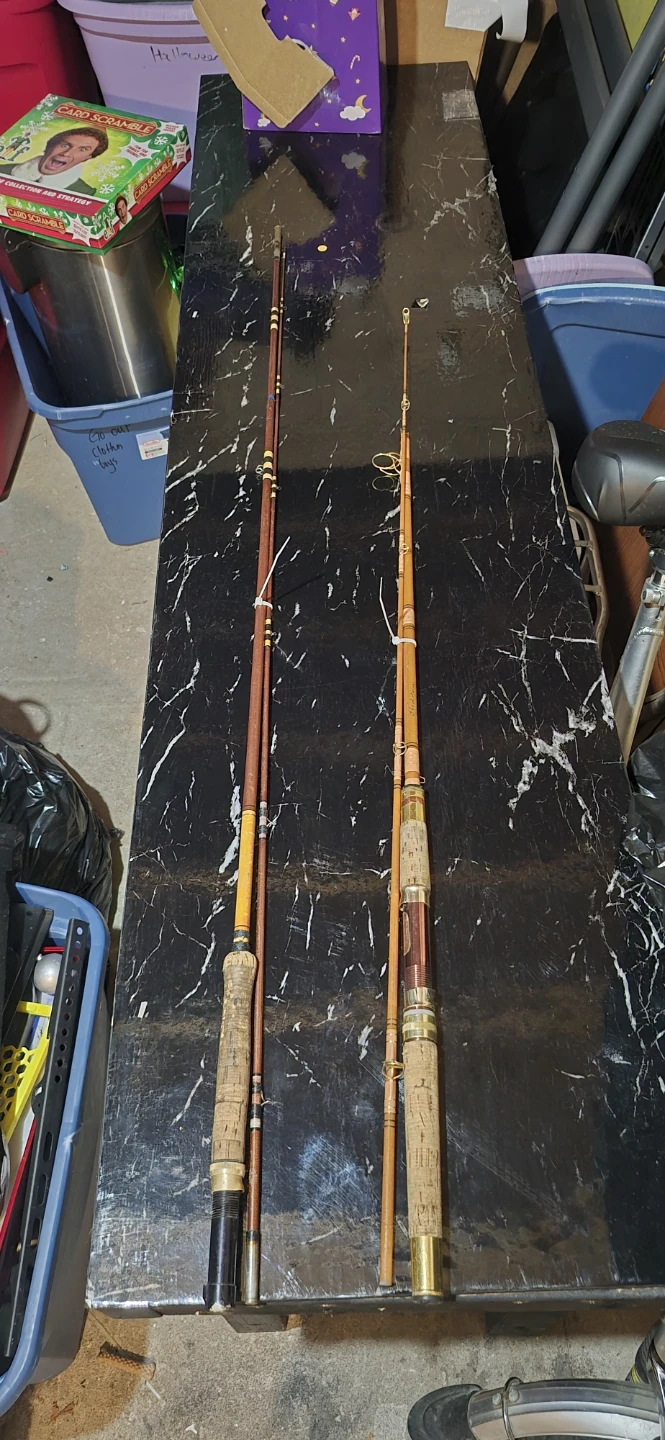 Vintage Bamboo Fishing Rods