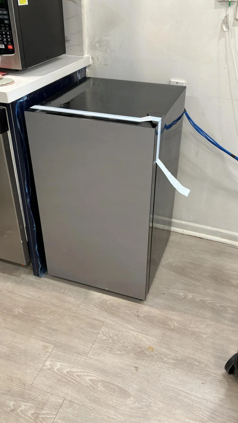 Insignia mini fridge. New is for $399.