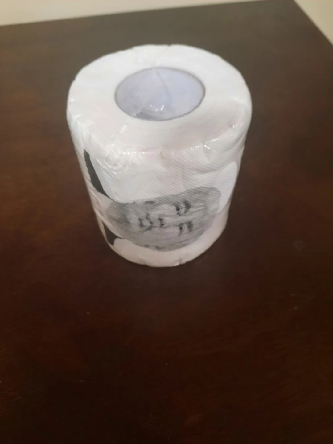 Novelty Toilet Paper Roll with Donald Trump Print - photo 2