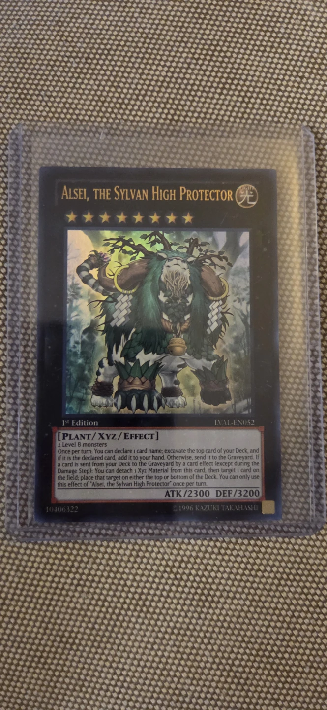 Alsei, the Sylvan High Protector - 1st Edition Yu-Gi-Oh Card